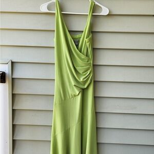 Timeless citrus green midi dress size S